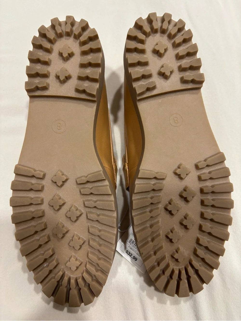 a new day Tan Bit-Detail Loafers for Women shoes